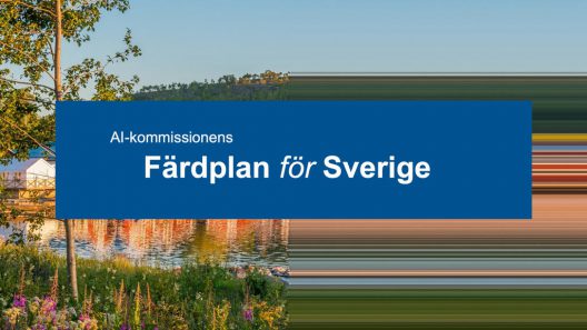 Montage från framsidan av AI-kommissionens Färdplan för Sverige