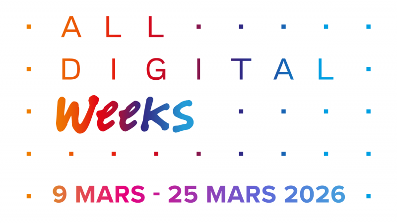 All digital weeks 9 - 25 mars 2026