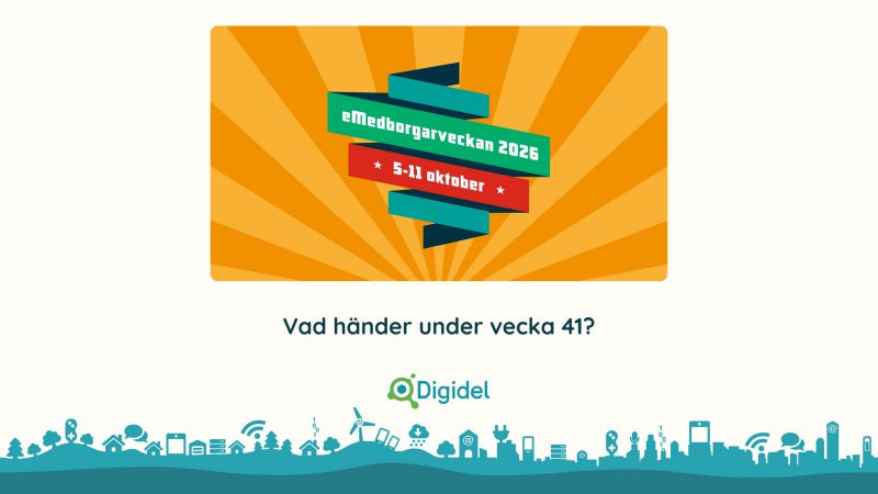 eMedborgarveckan, vad händer v41?
